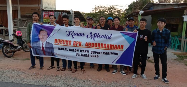 Dukungan Milenial untuk Abdurrahman