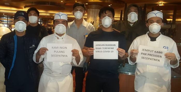 Pemerintah Jemput WNI Kru Diamond Princess