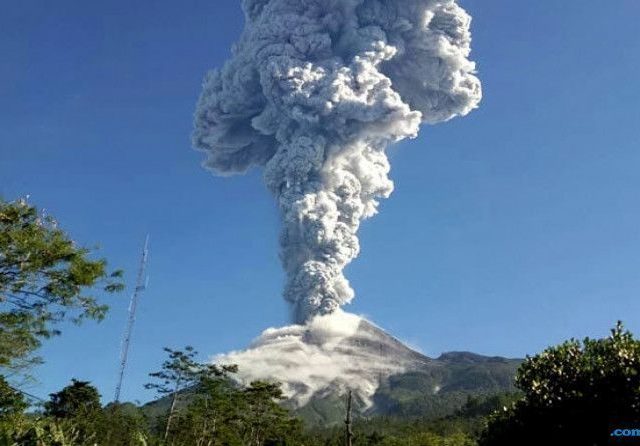 Gunung Merapi Meletus Lagi, Hembuskan Kolom Setinggi 1.500 Meter