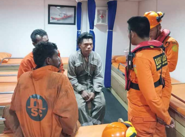Berangkat dari Batam, KM Lintas Tiga Tenggelam di Perairan Mapur