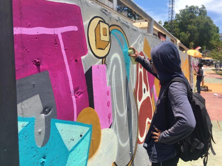 Writer, Artis Seni Jalanan Batam Semarakkan Indo Graffiti Day