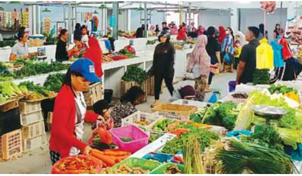 Kawasan Marina City Kini Punya Pasar Basah Sekaligus Pasar Kaget
