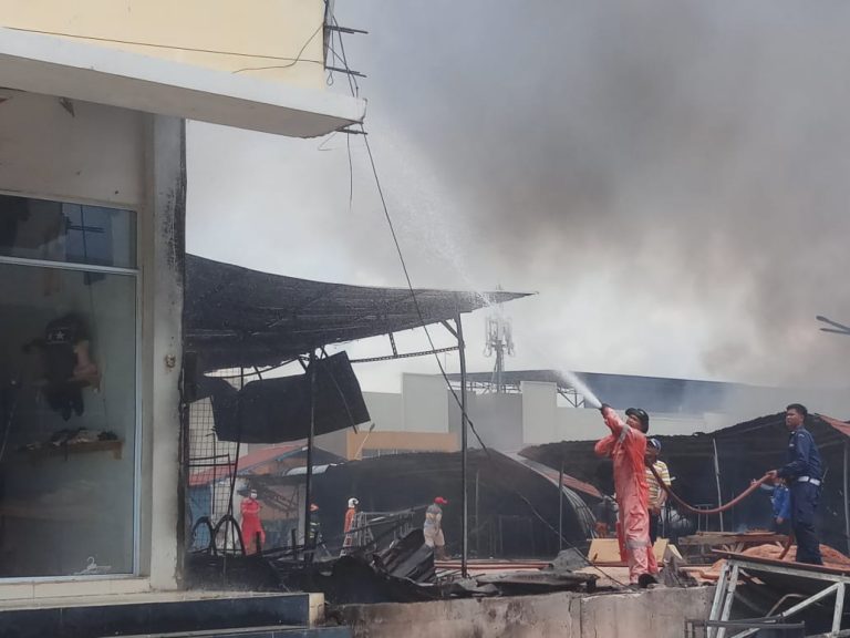 Pasar Taras Terbakar, Begini Kondisinya