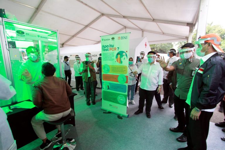 Menteri BUMN: Swab Test Gratis BNI Bukti Kerjasama Kuat BUMN, Swasta dan Pemerintah