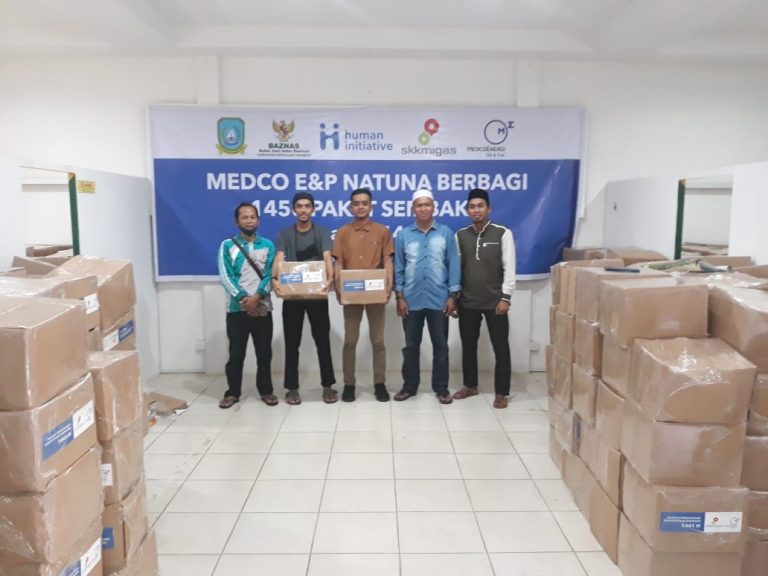 Masyarakat Anambas Dapat Paket Sembako dari Medco E&P Natuna