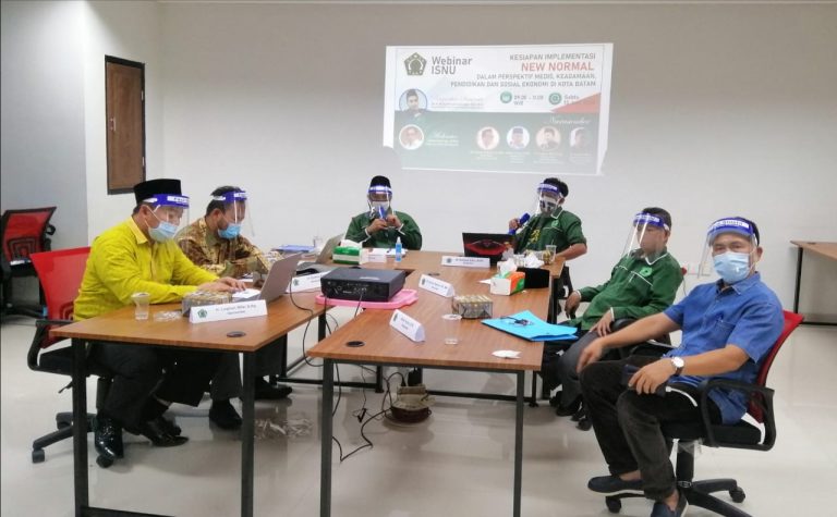 ISNU KEPRI dan Batam Beri Solusi lewat Webinar Menjelang New Normal COVID-19 di Batam