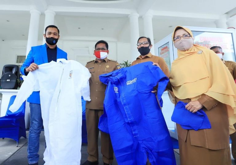 PWI Terima Sumbangan 50 Ribu Masker dari Gajah Tunggal Group