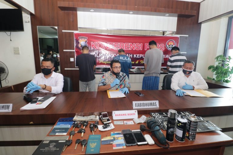 Polda Kepri Kembali Amankan Mobil Hasil Penipuan dan Penggelapan yang Dilakukan Iptu HA, Ini Daftarnya