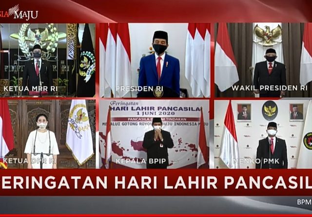Peringatan Hari Lahir Pancasila di Tengah Pandemi Digelar Virtual