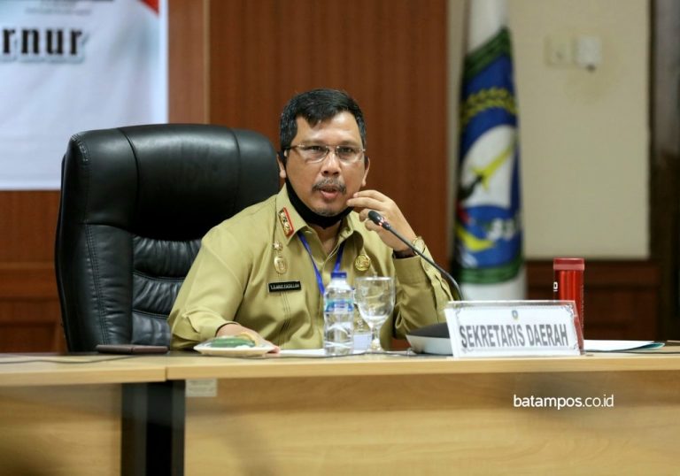 Sekda Provinsi Kepri Bahas Refocussing, MTQ VIII dan HUT Ke-75 RI