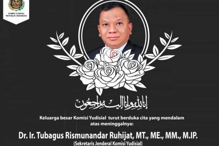 Sekjen KY Meninggal setelah Sepekan Positif Covid-19