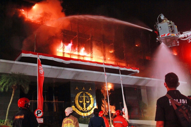 Polisi Temukan Unsur Pidana Kebakaran Gedung Kejagung, Ada Jejak Minyak