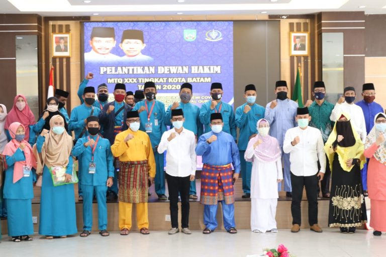 Wakil Wali Kota Batam Lantik Dewan Hakim MTQ XXX