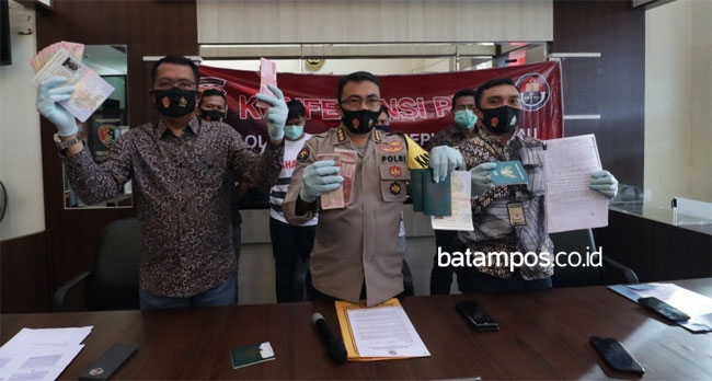 Polda Kepri Amankan Dua Tersangka Tindak Pidana Perdagangan Orang dan Penyelundupan Jenazah