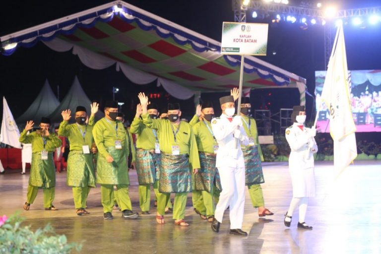 MTQ VIII Kepri Dibuka, Kafilah Batam Targetkan Juara Umum