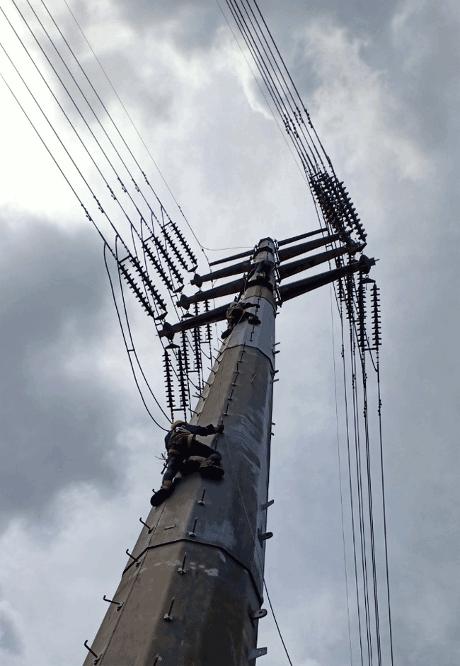 bright PLN Batam Jamin Jaringan Transmisi SUTT Aman Radiasi