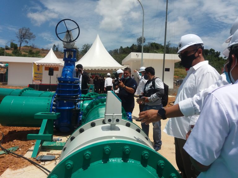 Peresmian Pipa Intake Waduk Tembesi