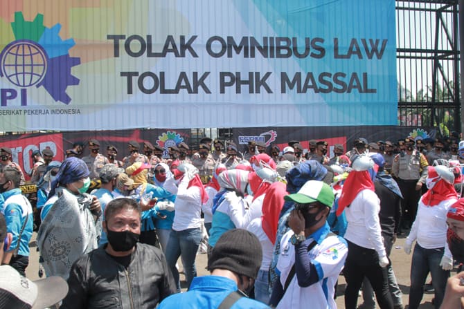 Turun, Hanya 2 Juta Buruh Bergabung dalam Mogok Nasional Tolak Omnibus Law