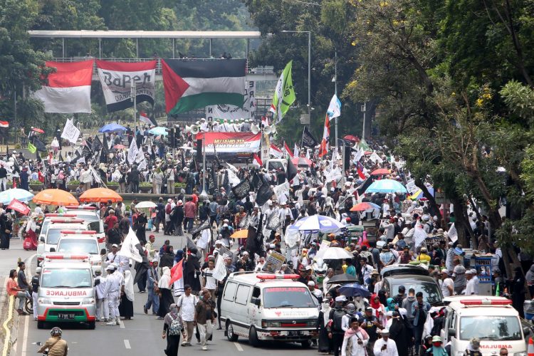 Pengunjuk Rasa Minta Indonesia Boikot Produk Prancis