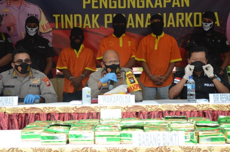 Polda Kepri Amankan 46 Kilogram sabu Asal Malaysia