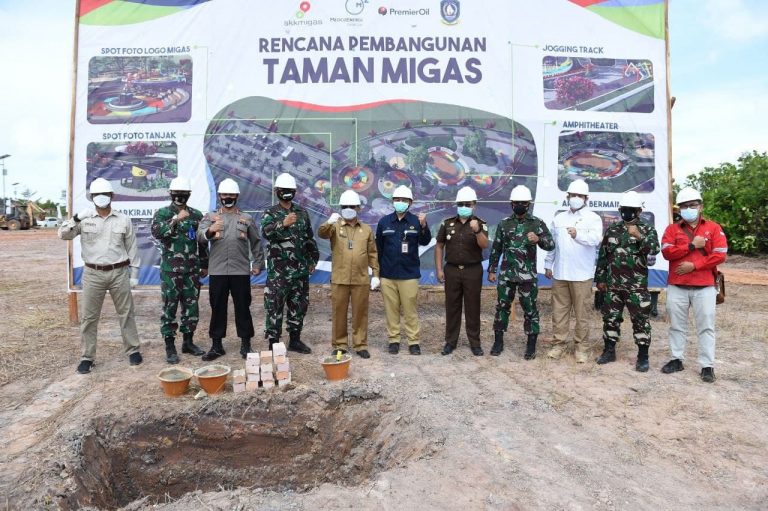 SKK Migas, Medco E&P, dan POI Realisasikan Pembangunan Taman Bermain di Dompak