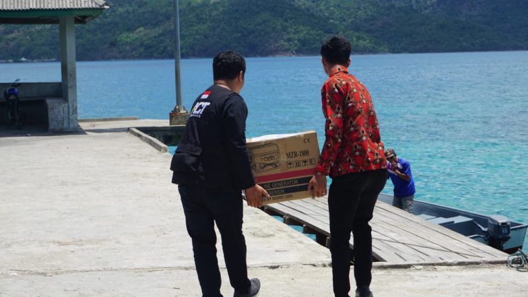 Dusun Sedak Dapat Bantuan Mesin Genset Diesel Dari ACT-MRI