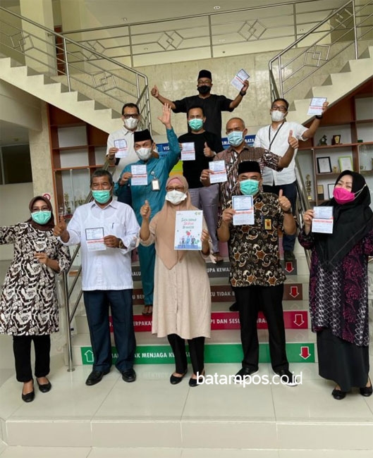 Kepala OPD Kota Batam Lakukan Hal Ini Sebelum Disuntik Vaksin Covid-19 Tahap Kedua