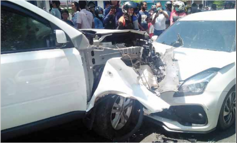 4 Mobil dan 2 Motor Tabrakan Beruntun, 1 Orang Tewas