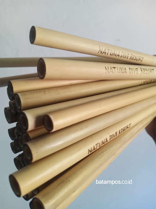 Mengintip Sedotan Bambu Karya Warga Natuna