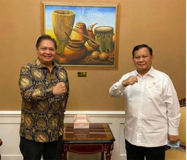 Prabowo vs Airlangga Diprediksi Saling Bertarung pada Pilpres 2024