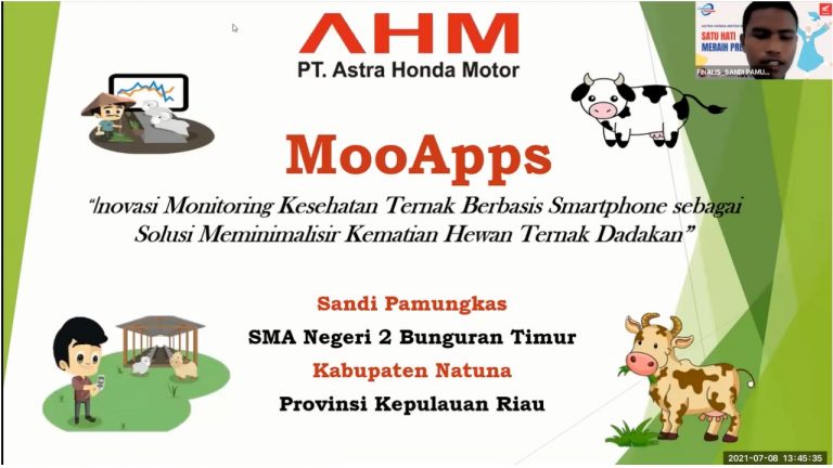 AHM Best Student 2021, Sandi Pamungkas Mewakili Kepri