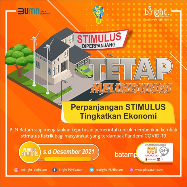 bright PLN Batam Berikan Stimulus Listrik Juli-Desember 2021, Ada Diskon 50 Persen