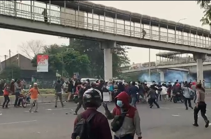 Kerusuhan Pendukung Habib Rizieq Disebut Terkoordinir