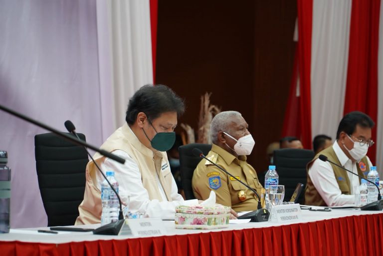 Menko Airlangga Nilai Penanganan Covid-19 di Papua Barat Sudah Baik