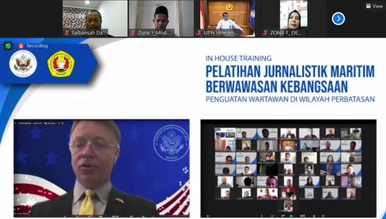 Kedutaan Besar Amerika Serikat Tekankan Peran Penting Pers Jaga Kedamaian Laut Cina Selatan