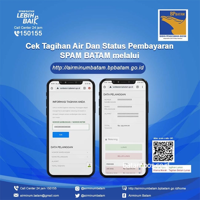 Warga Batam, Begini Cara Cek Kubikasi Pemakaian Air Anda