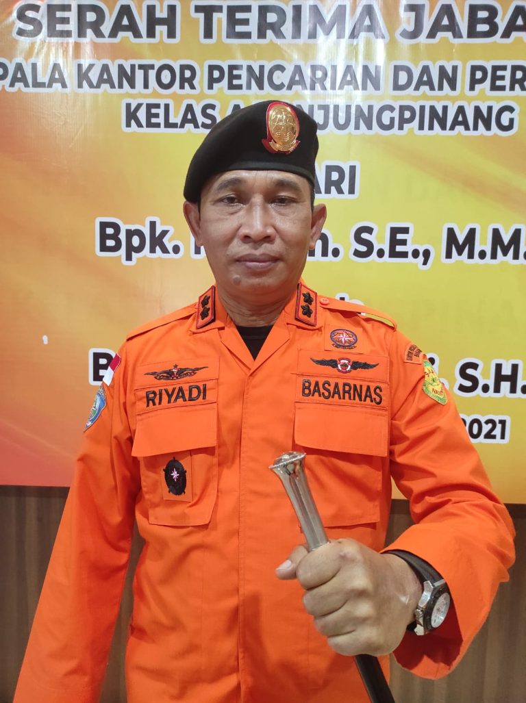 Riyadi Jabat Kepala SAR Tanjungpinang,  Janji Tingkatkan Sinergitas dan Pelayanan SAR