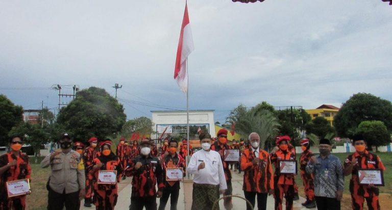 Peringati Hari Lahir, Pemuda Pancasila Bintan Utara Ajak Kaum Muda Bangkit Lawan Covid-19