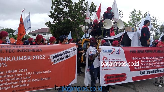 Buruh Minta UMK Batam Naik 10 Persen