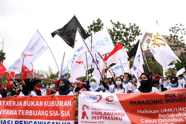 Tolak Penetapan UMP, Serikat Pekerja: Kami Minta UMK Naik 7 sampai 10 Persen…