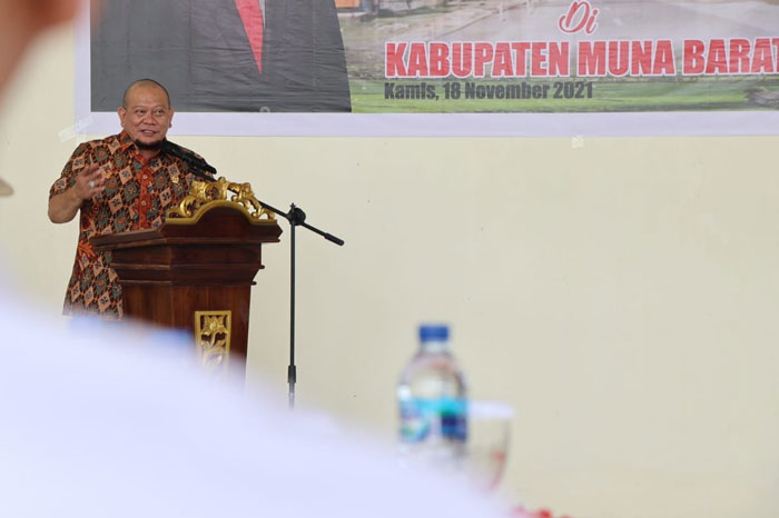 Tiba di Muna Barat, LaNyalla Singgung RUU Daerah Kepulauan Hingga Calon Perseorangan