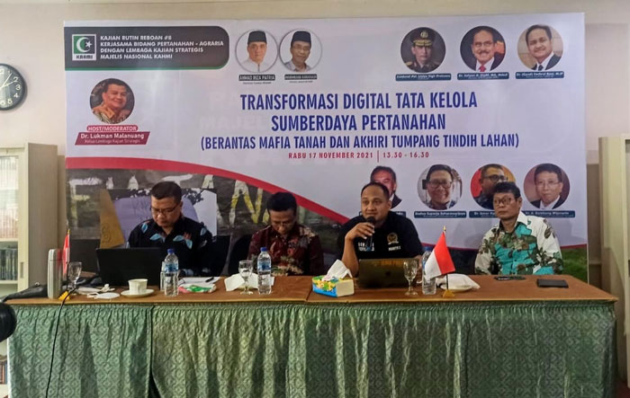 Ketua Komite I DPD RI Fachrul Razi : Transformasi Digital dalam Agraria suatu Kebutuhan