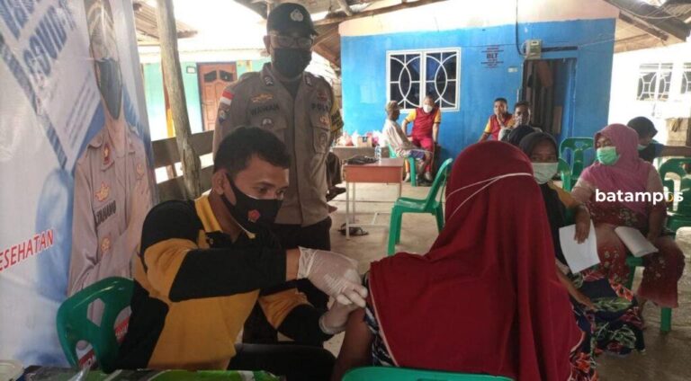 Derita Hipertensi, Beberapa Warga Pulau Telang Kecil, Mantang Tertunda Divaksin Covid-19 