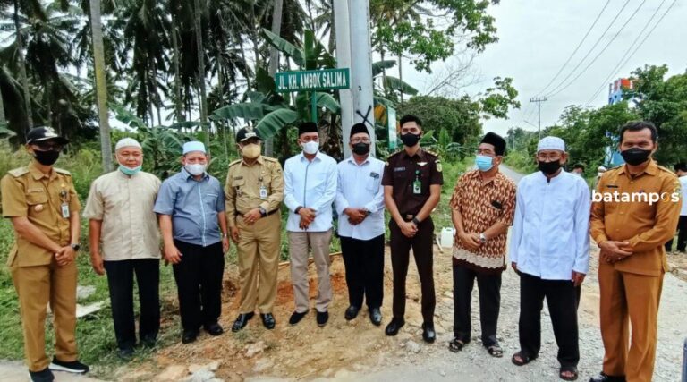 KH Ambok Salima, Tokoh Masyarakat Kundur Diabadikan Nama Jalan di Tanjungbatu