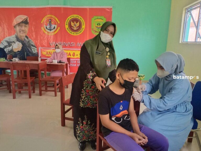 Tanjungpinang Gesa Vaksinasi Anak Usia 6-11 Tahun