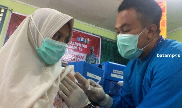 Dua Hari, Anak Usia 6-11 Tahun sudah 2.052 Orang Divaksin di Karimun