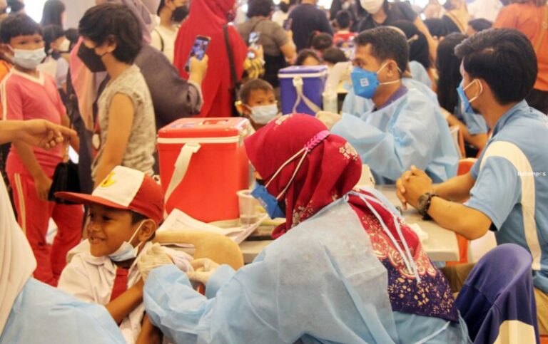 Baru 42.847 Anak di Batam Divaksin Covid-19
