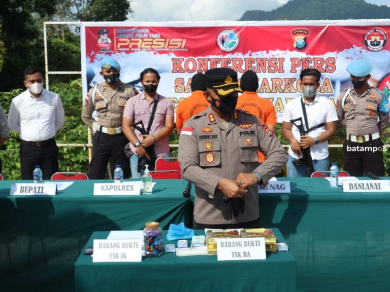 Polres Anambas Amankan Narkoba Jenis Sabu 2 Kg Lebih