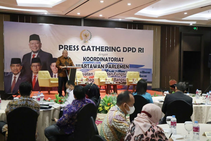 Kepada Wartawan Parlemen, LaNyalla Tegaskan DPD RI akan Diperkuat Lewat Amandemen Konstitusi
