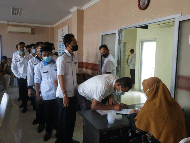 Cari Pengguna Narkoba, Urine ASN Pemko Tanjungpinang Dites